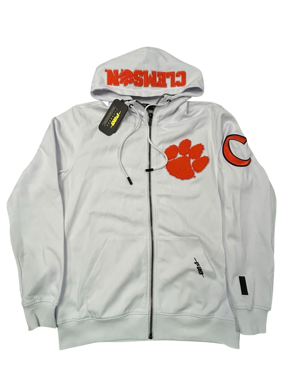 NWT Pro Standard Clemson Tigers Full Zip Hooded Jacket Men’s M Collegiate